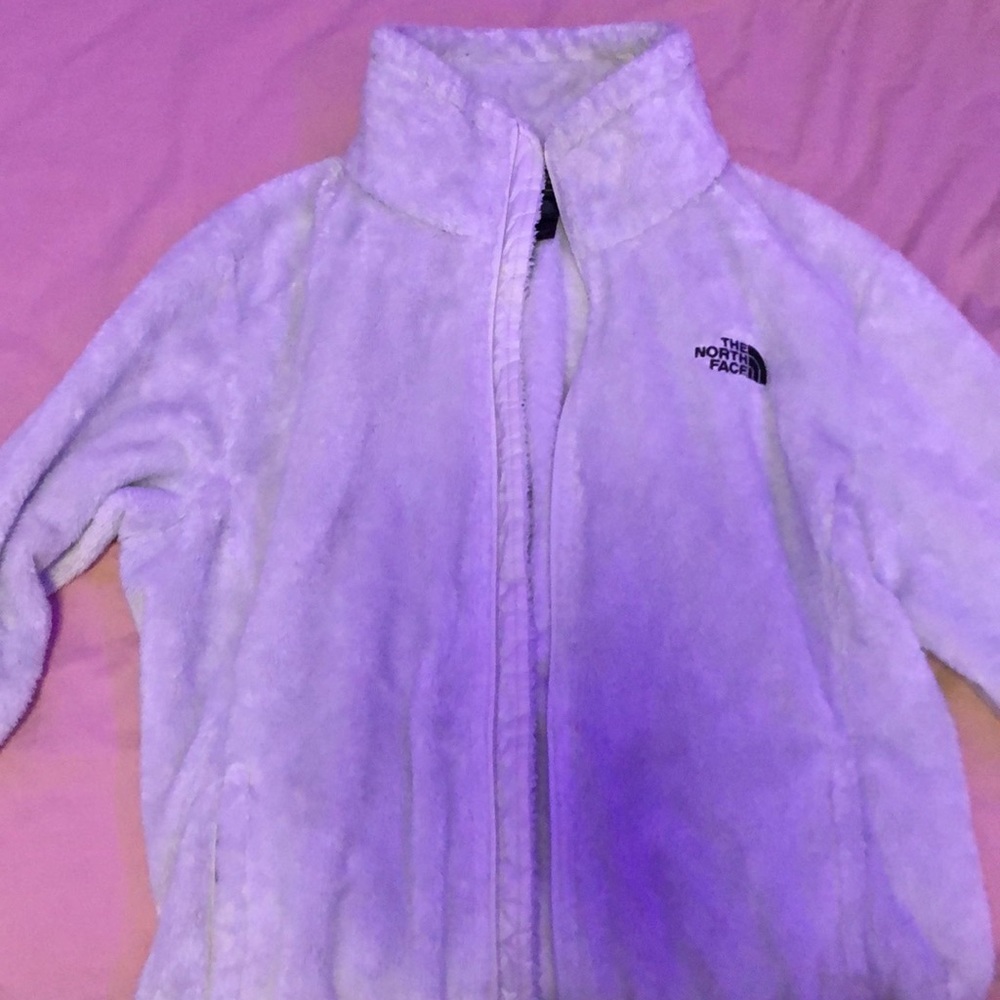 white north face jacket